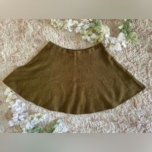 Atmosphere Circle Skater Mini Skirt | Color: Green | Women’s Size 8